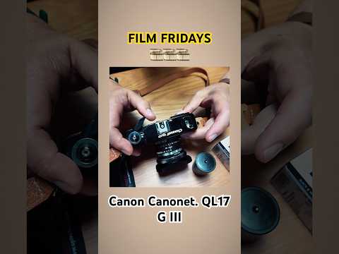 The Canon Canonet QL17 G-III is a popular rangefinder camera from the 1970s. #filmfridays #film