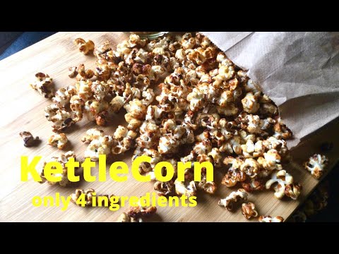 Kettle Corn~only 4 ingredients~movie night snack