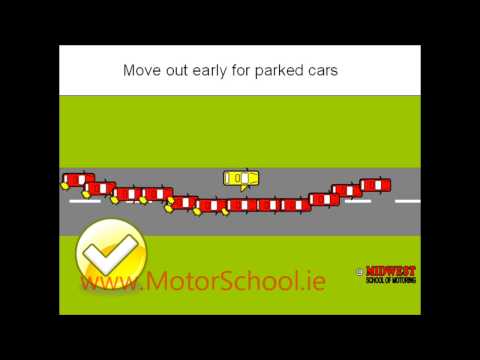 Overtaking parked cars