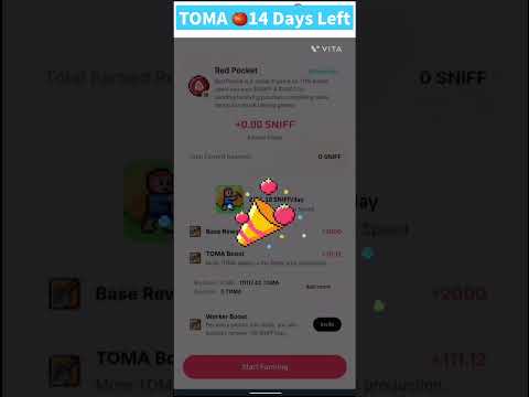 【🍅Tomarket Airdrop】Red Pocket FarmingPool Start | 14 Days Left $TOMA  #tomarket #airdrop #redpocket