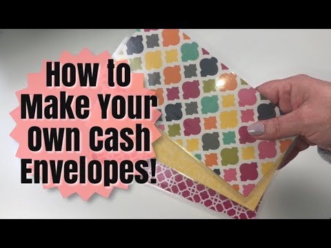 How to Make Your Own Laminated Cash Envelopes | Dave Ramsey Inspired | Budget DIY