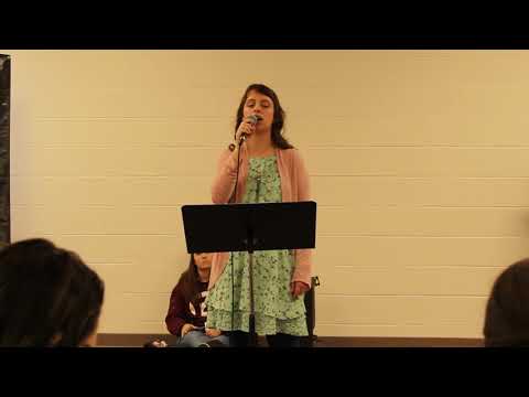 Aerianna Hollman's Vocal Solo