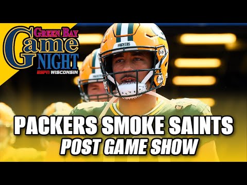 GREEN BAY PACKERS SMOKE NEW ORLEANS SAINTS - GREEN BAY GAMENIGHT