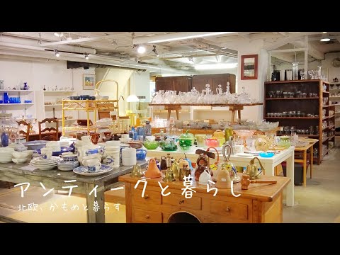 Winter holiday enjoying Scandinavian antique shops 【vlog】Exquisite sweets in February. Retro cafe