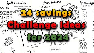 savings challenge for 2024