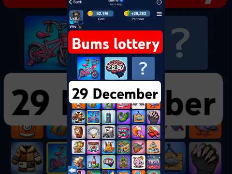 Bums lottery cards today 29 December | Bums Daily Lottery Cards | Bums combo cards today #bums