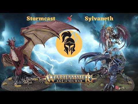 New GHB!! Sylvaneth vs Stormcast Eternals: Hammers of Sigmar vs Heartwood!