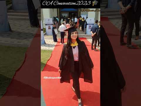 CA Convocation🎓 2023| CA Mansi ✨ #camotivation #convocation2023