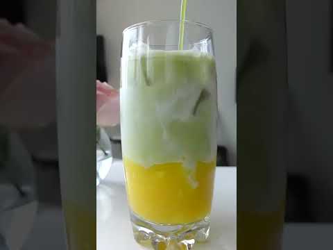 Mango Matcha Drink