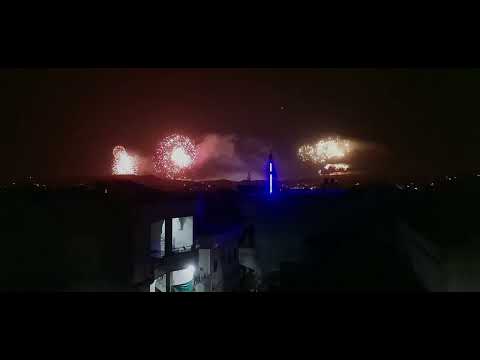 sound like boms. beautiful fireworks to welcome Atif Aslam at parkview city islamabad..