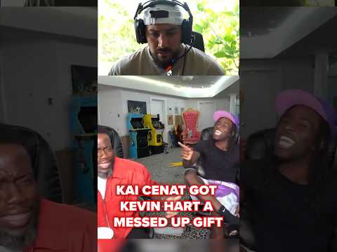 Kai Cenat gave Kevin Hart a MESSED UP gift 🤣