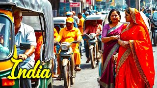 India Walking Tour 4K | Hyderabad City Exploration - 2024