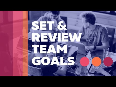 Set Team Goals Video Presentation Template