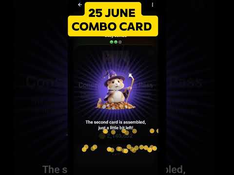 hamster combat daily combo card today 5 million coins 25 June 2024 #viral #hamstercombat