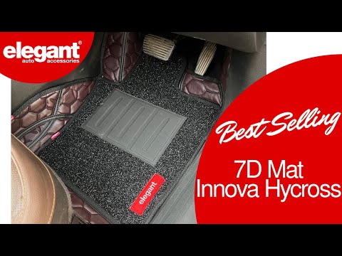 Innova Hycross 7D Mats Installation 🚙| Hycross Floor Mats |innova floor mats | Interior Matching Mat