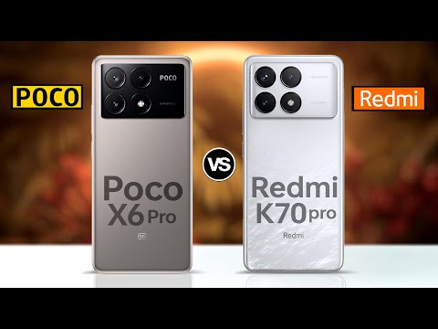 Poco X6 pro VS Redmi K70 pro