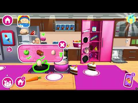 Barbie Dreamhouse Gameplay: Kitchen Makeover & Decorating