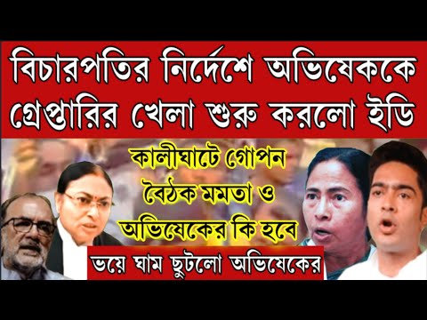 ইমার্জেন্সি বৈঠক কালীঘাটে। বিচারপতি অমৃতা সিনহার নির্দেশে ভাইপো অভিষেককে ধরার খেলা শুরু করলো ইডি ।