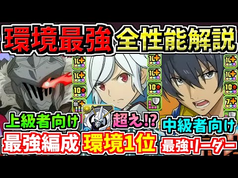 【環境最強だらけ】オメガモン超え!?最強編成！計27体全キャラ性能解説！ハズレ無し！ガチャ引けば作品ごとに強い編成が組める神ガチャ！GA文庫コラボ【パズドラ】