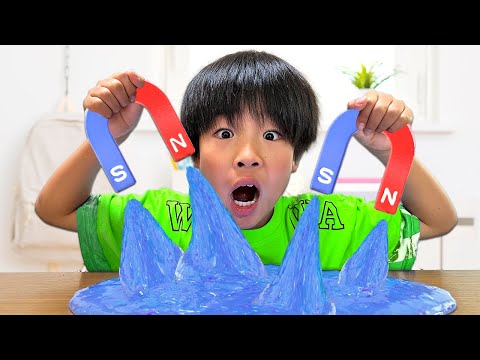 【寸劇】かえであーたんは磁気スライムで実験をしたい！地球の仕組みを学ぼう！　Kaede and Ahtan’s Magnetic Slime Science Experiments