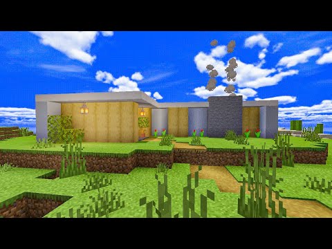 Minecraft: How To Build A Modern Survival House Tutorial.