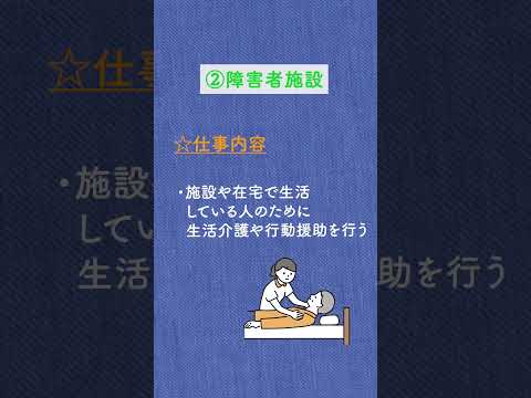 介護の仕事は介護施設だけじゃない！？　#shorts