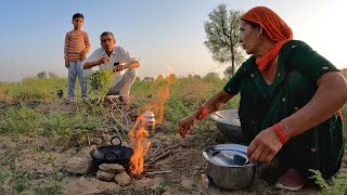 Indian Farmer Cooks Me a Village Snack