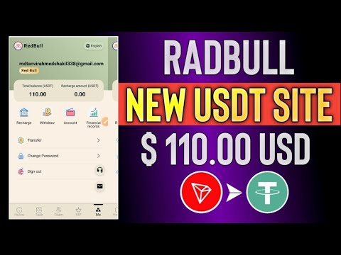 New Earning App, USDT Income site, order grabbing website