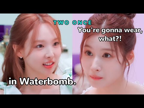 nayeon getting *fearless* for waterbomb festival participation