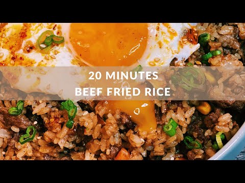 20 Minutes Taiwanese Beef Shacha Fried Rice