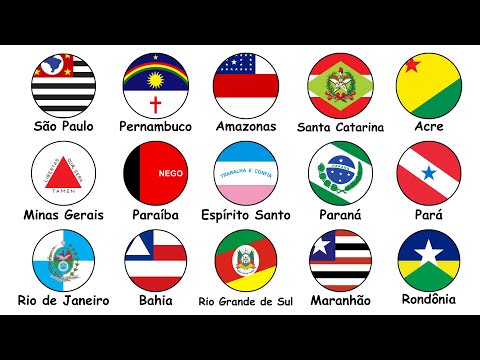 Explicando Todas as Bandeiras dos Estados do Brasil em 10 Minutos