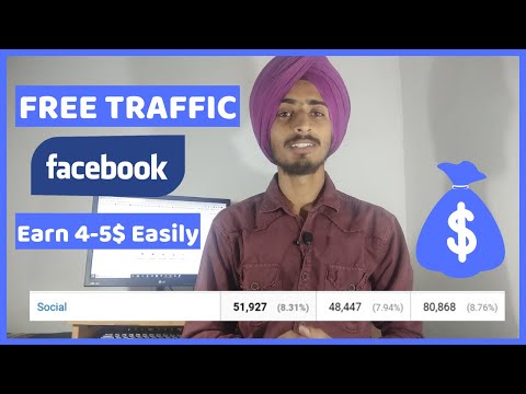 Part 4 - Get Unlimited Free Website Traffic from Facebook | 4-5$ Per Day from Google Adsense Website