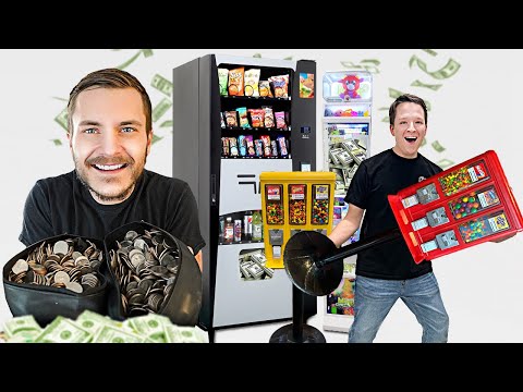 Collecting TONS OF MONEY From Our Vending Machine Business!