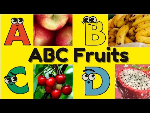 Abc fruits name #abc #abcfruits #fruitsname #fruits #abcsong #abcalphabet #abcfruitsname