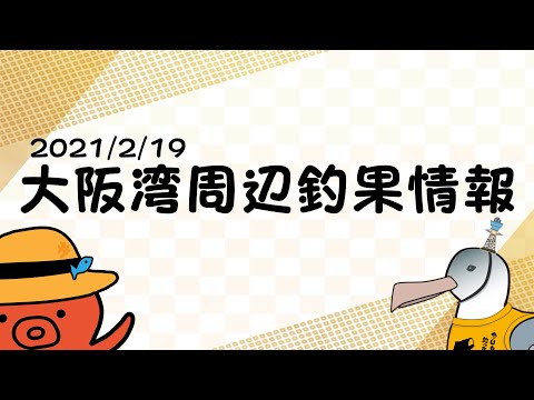 2/19 大阪湾周辺釣果情報Live