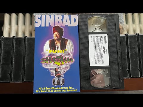 Customized Sinbad Shazaam VHS Tape From Champagne Video