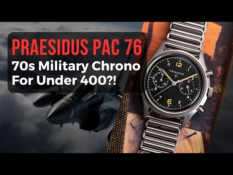 Praesidus PAC 76 Pilot Asymmetrical Chronograph // New Vintage Military Watch In Review