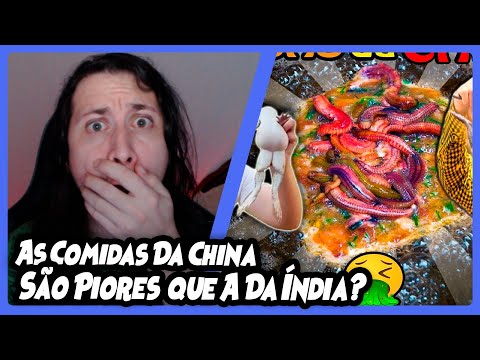 As Mais Nojentas Comidas da China! Pior que as Comidas Indianas! | Fala de Tudo | REACT DO MORENO