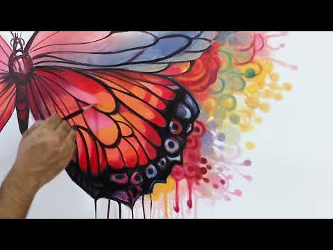 Transforma una Mariposa con Pintura Acrílica | Tutorial Completo