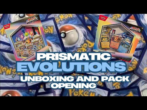 Pokémon Prismatic Evolutions Unboxing and Pack Opening