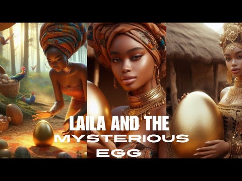 Laila And The Mysterious Golden Egg #africanfolktales #storytelling #viralvideo #viralvideos  #tales