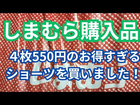 【しまむら購入品】４枚550円のお得すぎるショーツを買いました！