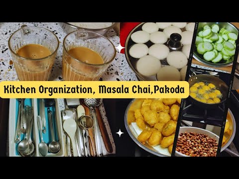 "Rainy Day Routine in California: Organizing, Cooking & Enjoying Pakodas with Chai!"