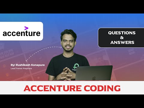 Accenture Coding Questions and Answers