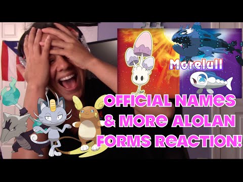 Official Names & More Alolan Forms Reaction!