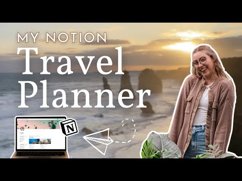 My Essential Notion Travel Planner ✈️ digital travel journal + trip planning