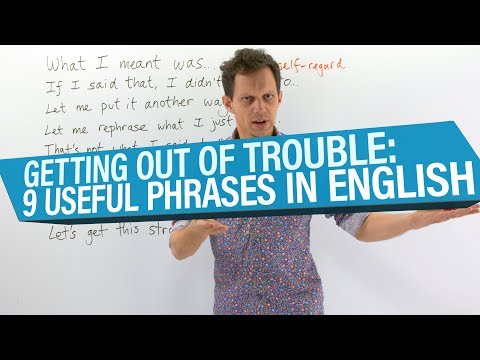 POLITE ENGLISH: 9 phrases for getting out of trouble