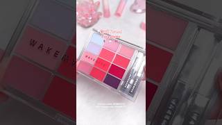 Wakemake lip palette 💗✨ #wakemake #kbeauty #shortsviral #koreanmakeup #kpop #asmr #liptint