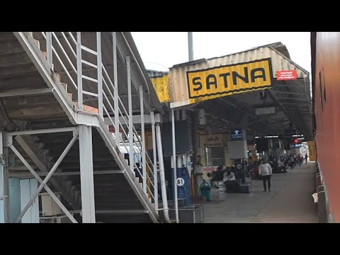 STA, Satna Junction railway station Madhya Pradesh, Indian Railways Video in 4k ultra HD