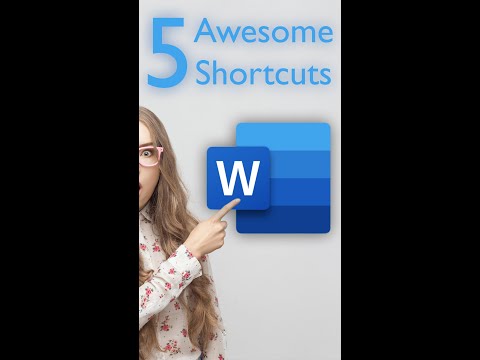 Five Awesome Shortcuts for Microsoft Word!